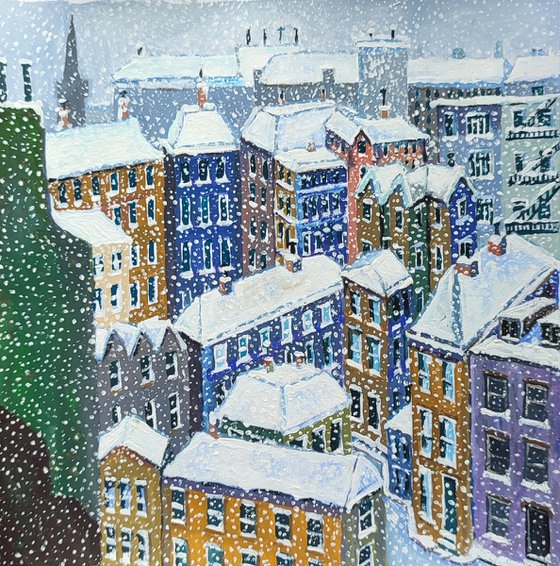 Snowy Mill Town