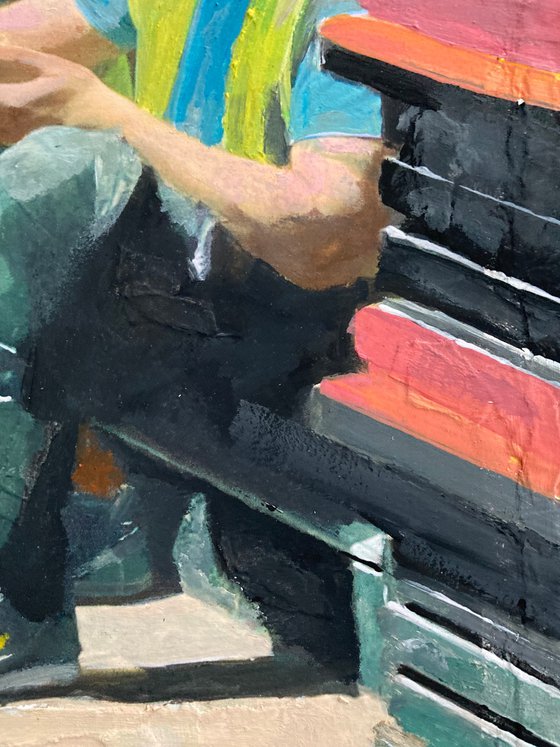 Guys Taking A Break In The Sun