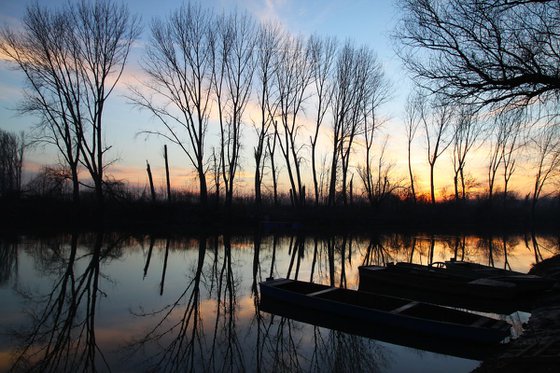 Sunset on the river II