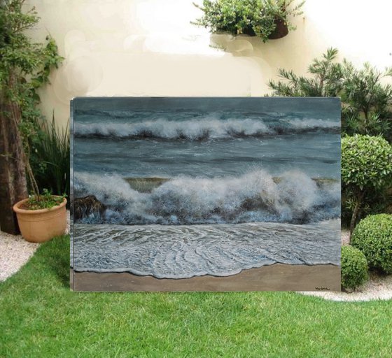 wave1, 48x36 in