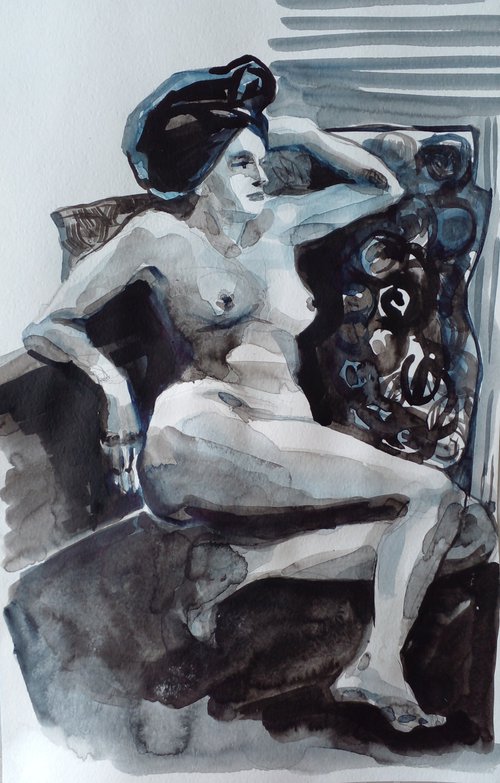 Portrait of Nude Helen by Oxana Raduga