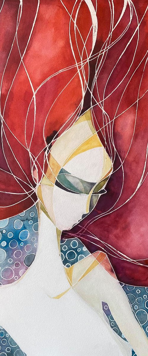 Girl with Red Hair by Paola Minekov