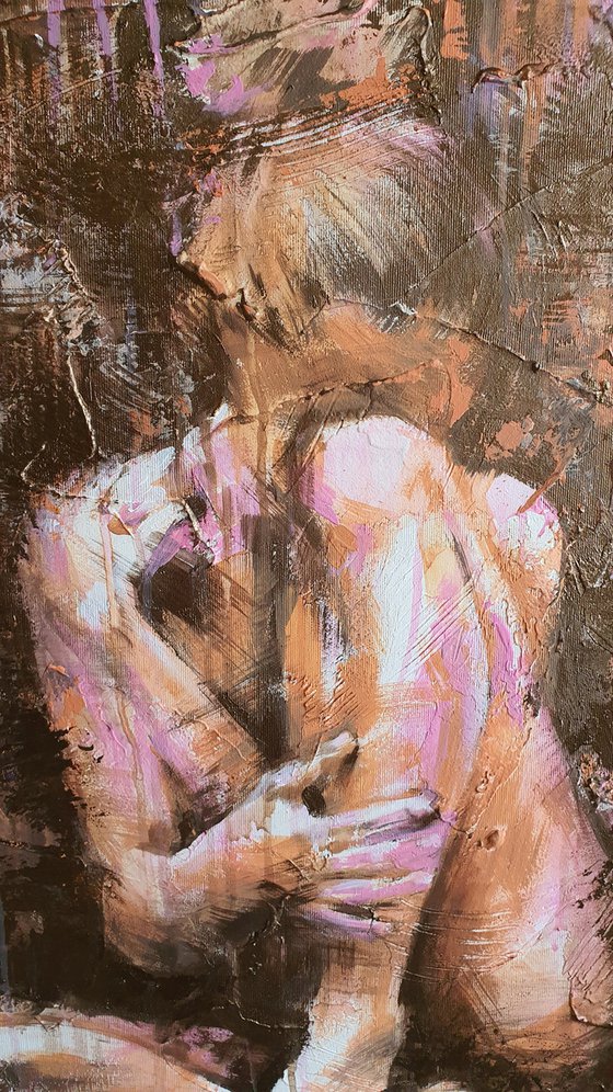 Painting Nude woman