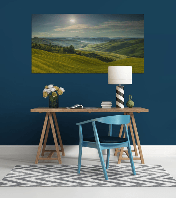 Harmony of Light - Sunrise in Tuscany - Landscape Art Photo