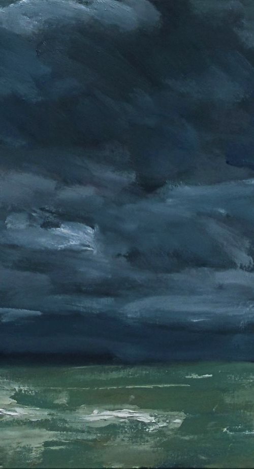 Stormy North Sea by Nikki Wheeler