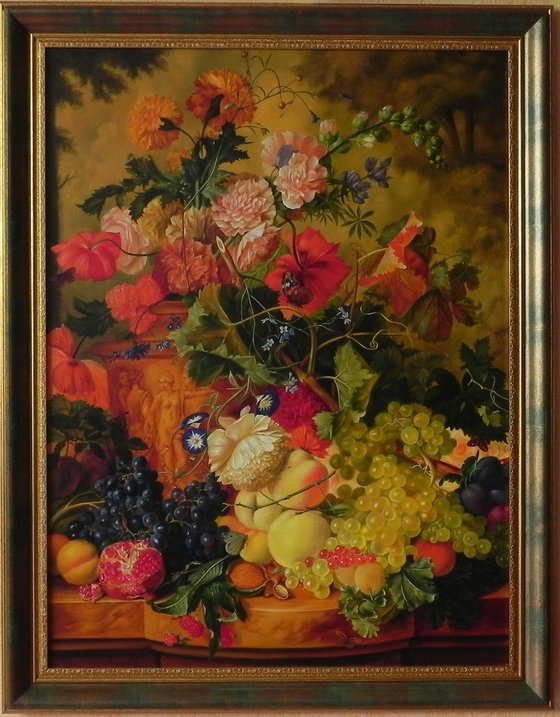 "Flowers and fruits" FREE SHIPPING