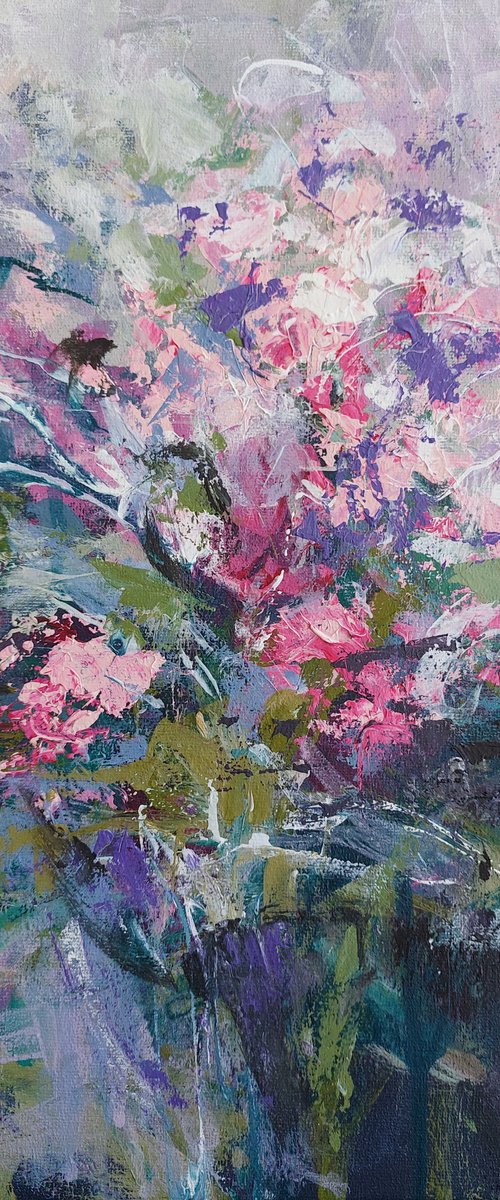 Frosty mist in a winter garden 2 by Katia Solodka