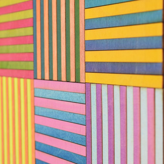 Nine Stripe Colour Study #2