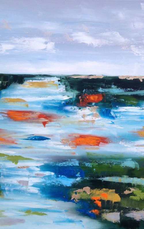 Abstract Marshland by Emma Bell