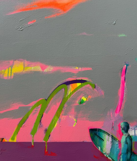 Neon surfing