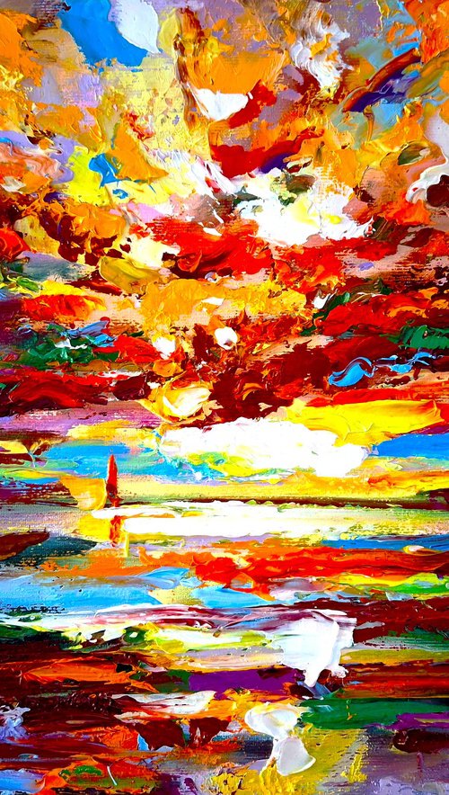 Where the Light Lingered by Andrej  Ostapchuk