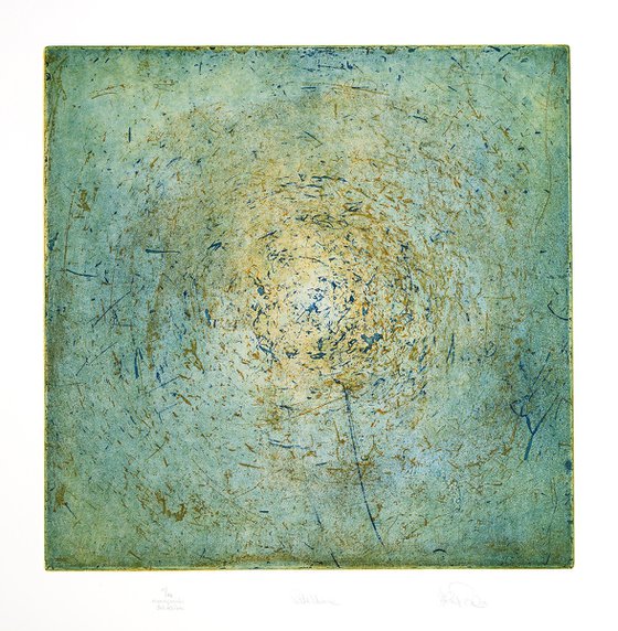 “Dandelions”, etching