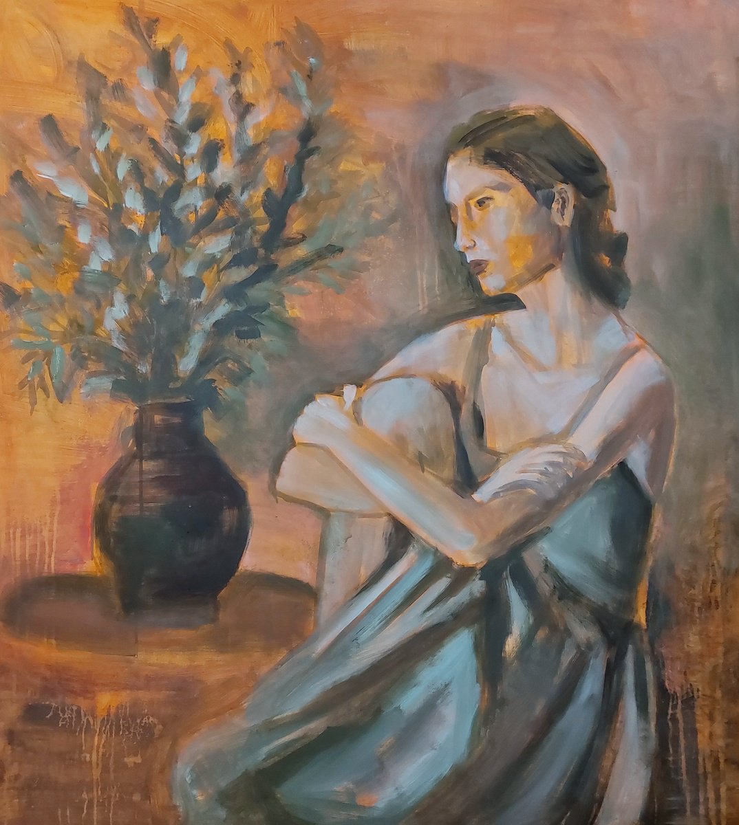  Where They Do Not Touch By Svitlana Brazhnikova, 38 X 43, Artwork For Sale On Artfinder