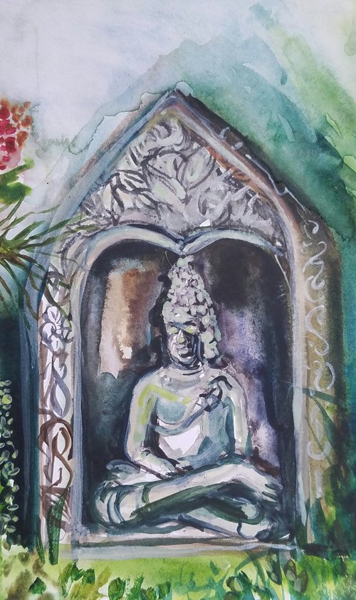 Resting Budha by Nevena Kostić