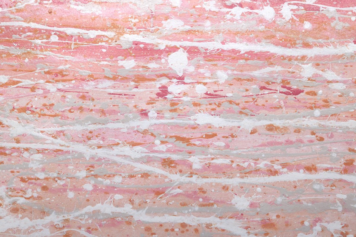 Expressive Landscape Acrylic Painting By Isabelle Pelletane, 20 X 28, Ocean Love, Original Artwork