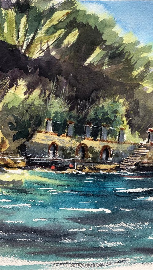 A fortress by the sea by Bogdan Shiptenko