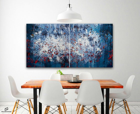 200x100cm. / abstract painting / Abstract 1155
