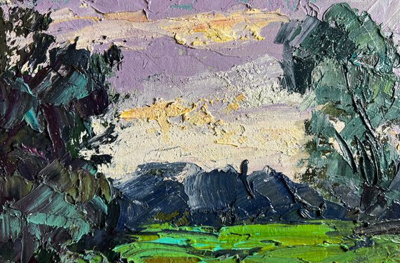 In the Evening on the Meadow