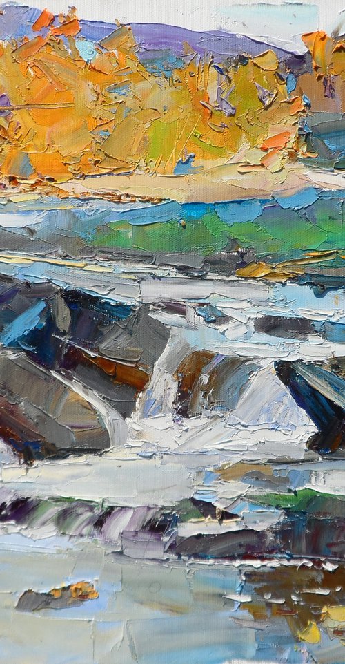 "  Mountain river   " by Yehor Dulin