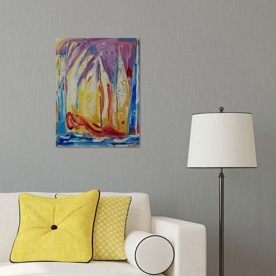 Abstract Sailing Joy