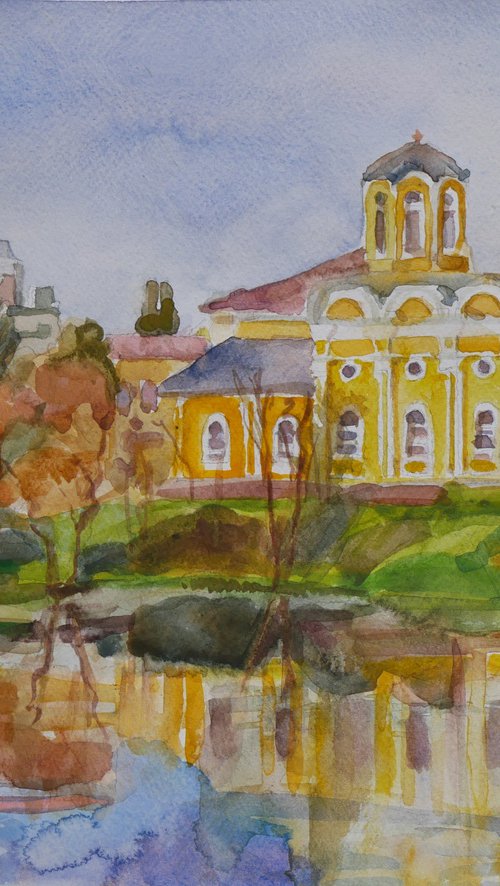 Church of Saints Mikhail and Fyodor. Chernihiv by Elena Lykhodid
