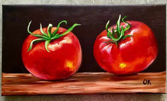 Still life with Tomatoes