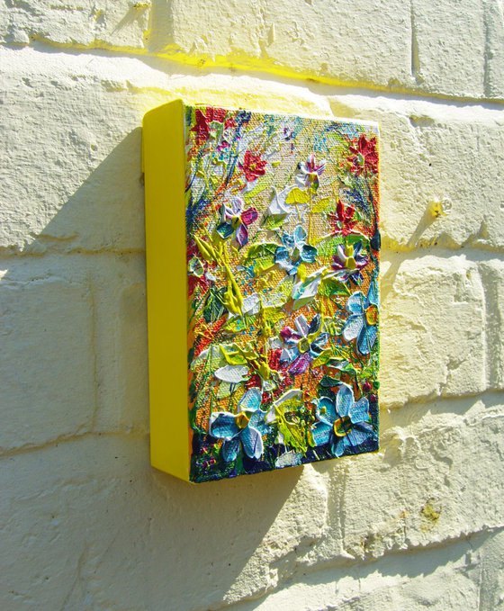 Box Canvas art - "Flower Box"