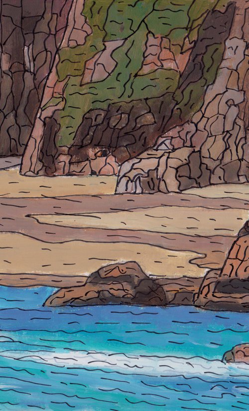 Pedn Vounder beach, Porthcurno by Tim Treagust