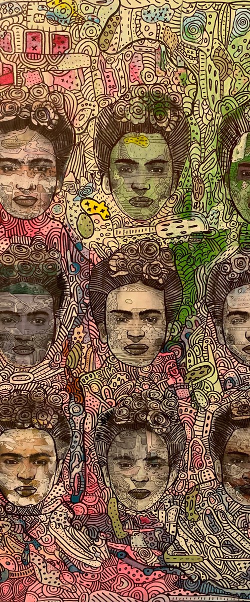9 sisters of Frida Kahlo. by Pavel Kuragin