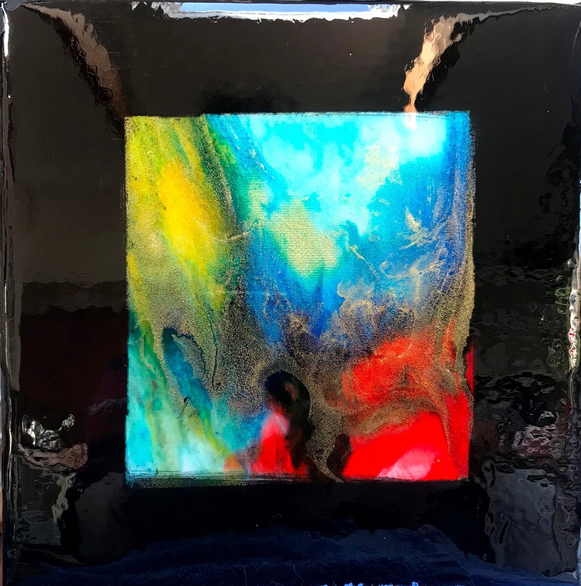 A Abstract Resin Painting 