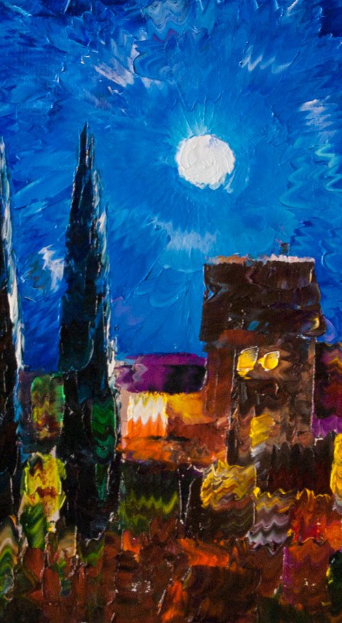 moonlit night by Samvel Hayrapetyan