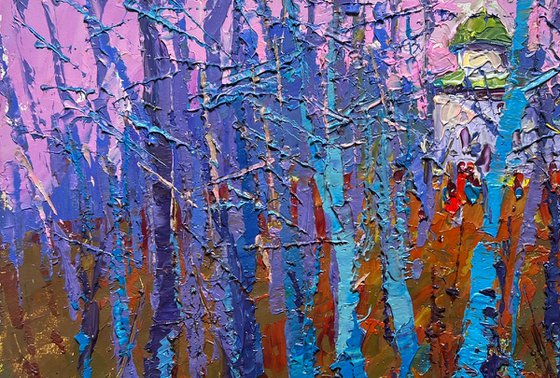Autumn coolness in the forest