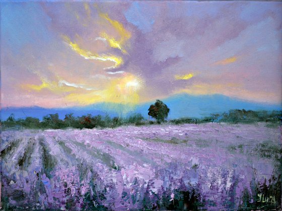 Evening lavender scent