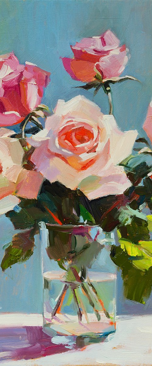 Garden Roses by Daria Zavadenko