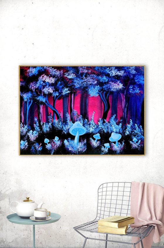 Neon Forest Dreams