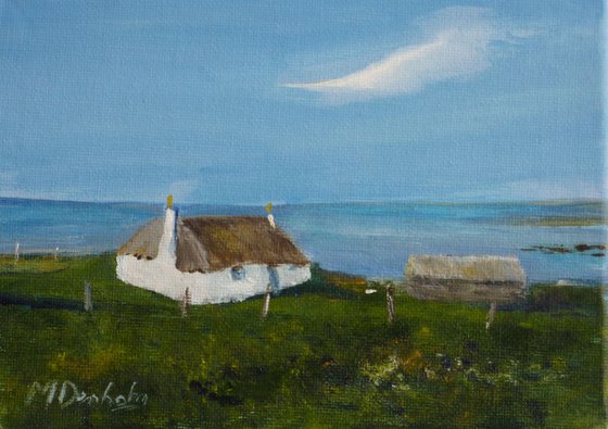 Thatched croft on N Uist