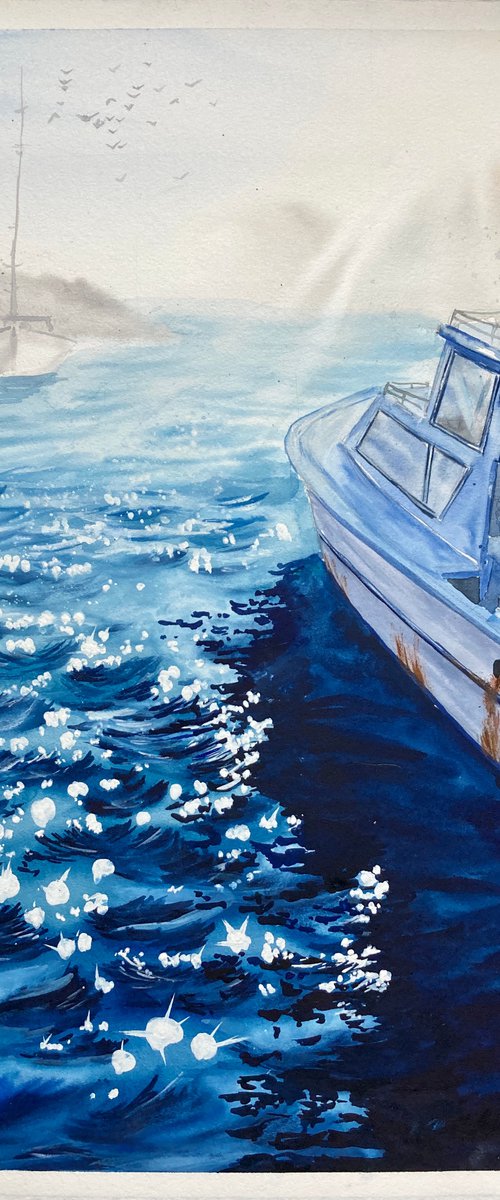Boat 3 by Valeria Golovenkina