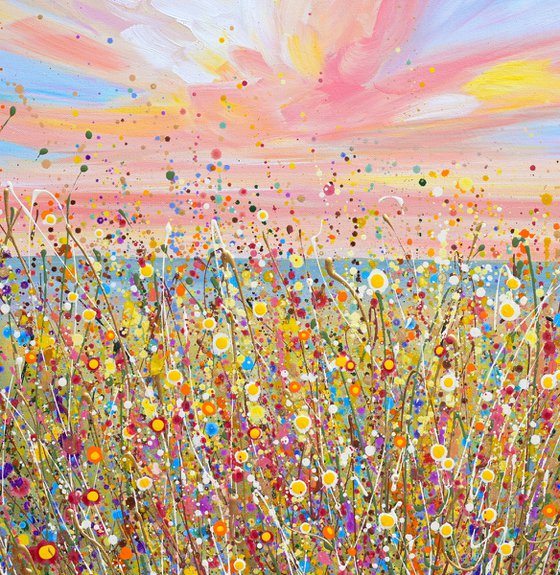 Wildflowers at Sunset