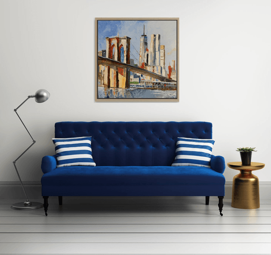 New York. Brooklyn bridge.