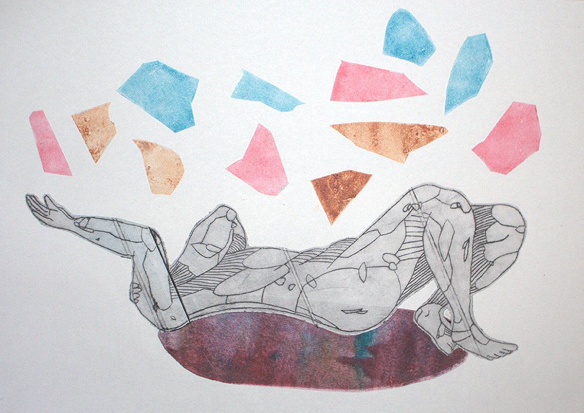 Abstract Limited Edition Print , Body 1.0 By Isabellangela Germinario, 11 X 10, Artwork For Sale On Artfinder