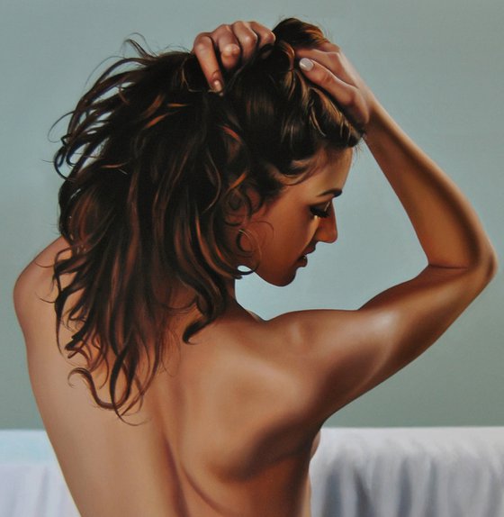 Nude, Oil on canvas art