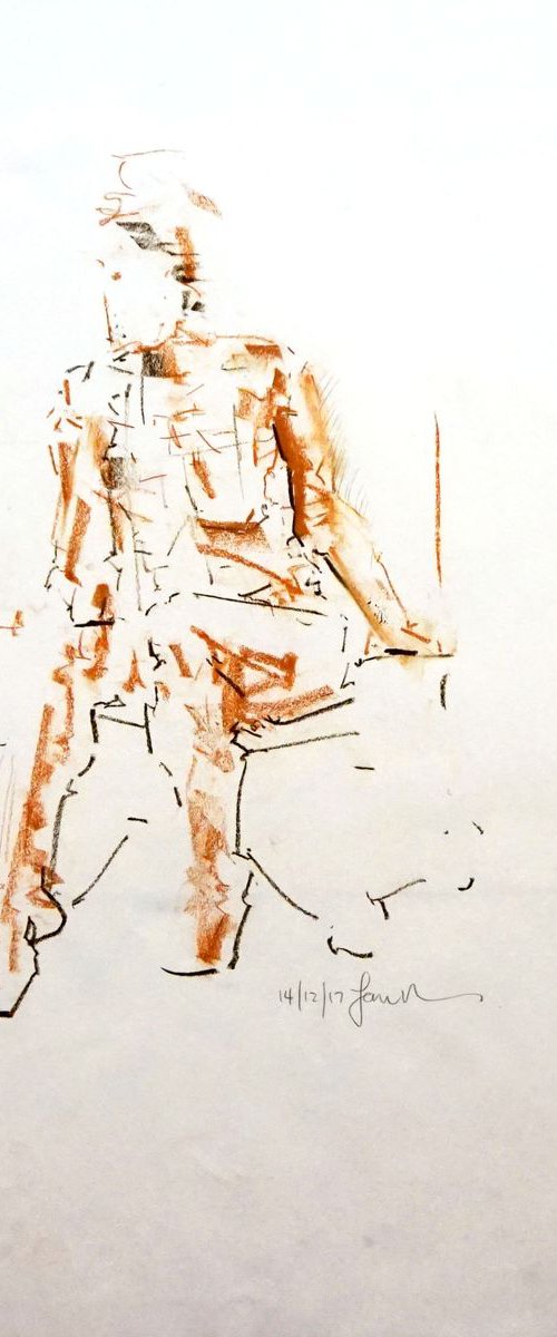 Life Drawing No 261 by Ian McKay