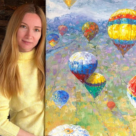 "Hot air balloons"