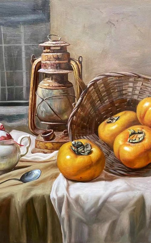 Still life painting  T211 by Kunlong Wang