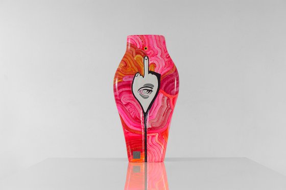 woman hips beautiful painted sculpture