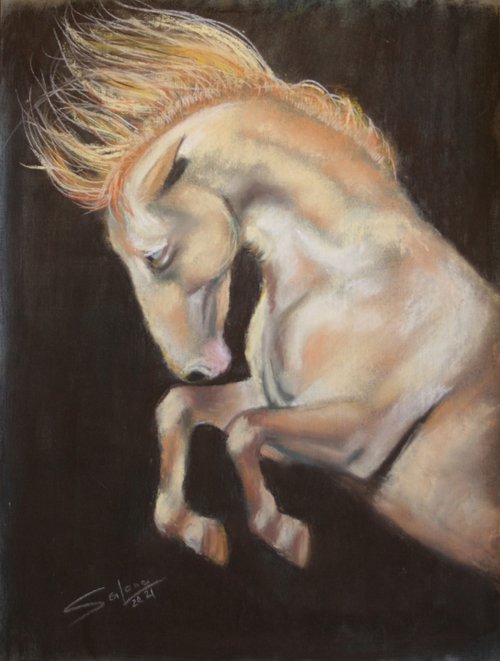 Horse VI / Original Painting by Salana Art Gallery