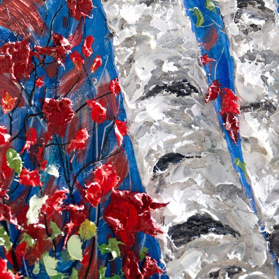 Birchlight Reverie Textured Aspen Trees