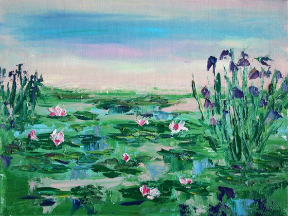 Pond /  ORIGINAL PAINTING