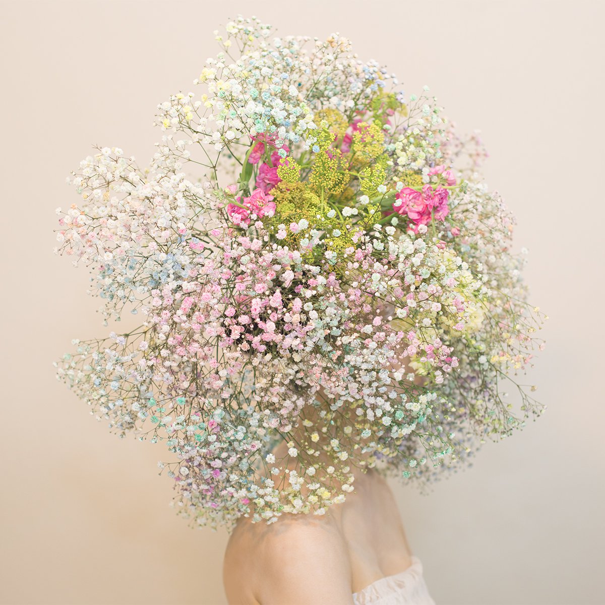 Surrealistic Botanical Photograph By Ziesook You, 20 X 20", Scent Of Texas 05042022, Original Artwork