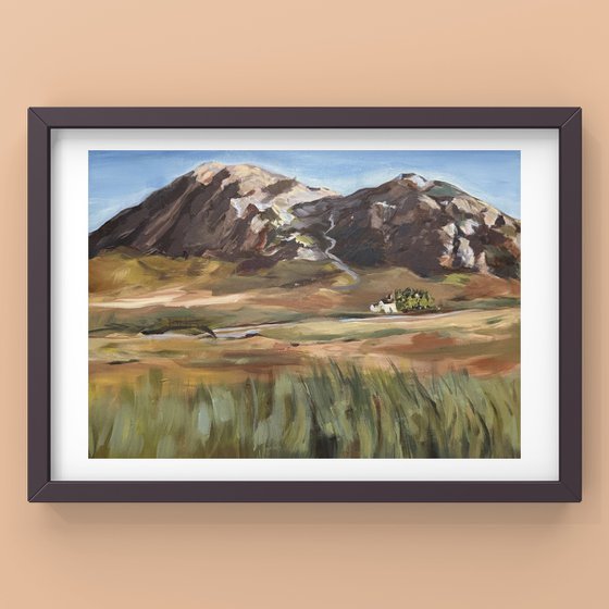 Highland Solitude|Original Acrylic Painting